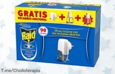 Protege tu hogar de mosquitos hasta 90 noches con este super chollo seguro para bebés y mascotas Oferta limitada, ¡actúa ya y disfruta tus noches tranquilas!
