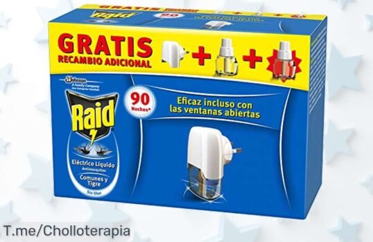 Protege tu hogar de mosquitos hasta 90 noches con este super chollo seguro para bebés y mascotas Oferta limitada, ¡actúa ya y disfruta tus noches tranquilas!