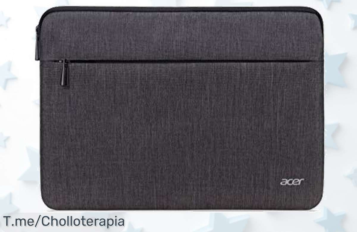 Protege tu portátil con la funda ACER impermeable y organizada a un precio loco: ¡Ofertón limitado que no puedes dejar pasar! Adquiere esta oportunidad única ya mismo.