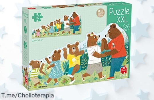 Puzzle XXL Bear Family: ¡El super chollo que hará que tus peques aprendan y se diviertan mientras desarrollan habilidades! ¡No te lo pierdas, compra ya antes de que se agote!