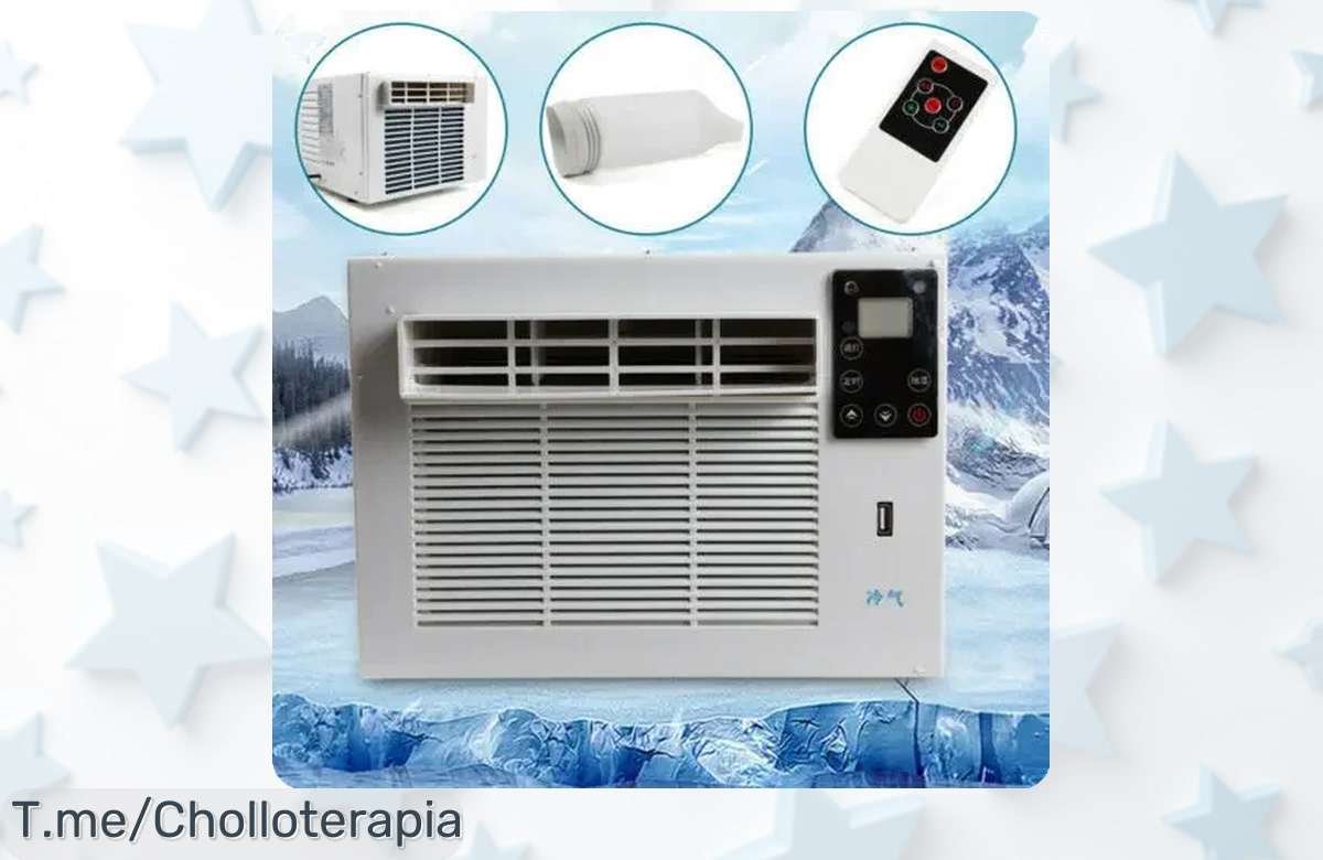 Refresca tu verano con el mini refrigerador de aire acondicionado móvil, un super chollo que no puedes dejar escapar. Usa el cupón y disfruta ya del frescor en casa antes de que se agoten.
