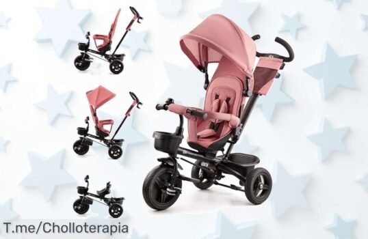 Regala sonrisas con el triciclo Kinderkraft AVEO: seguro, evolutivo y plegable a un precio loco ¡Aprovecha este ofertón antes de que se acabe!