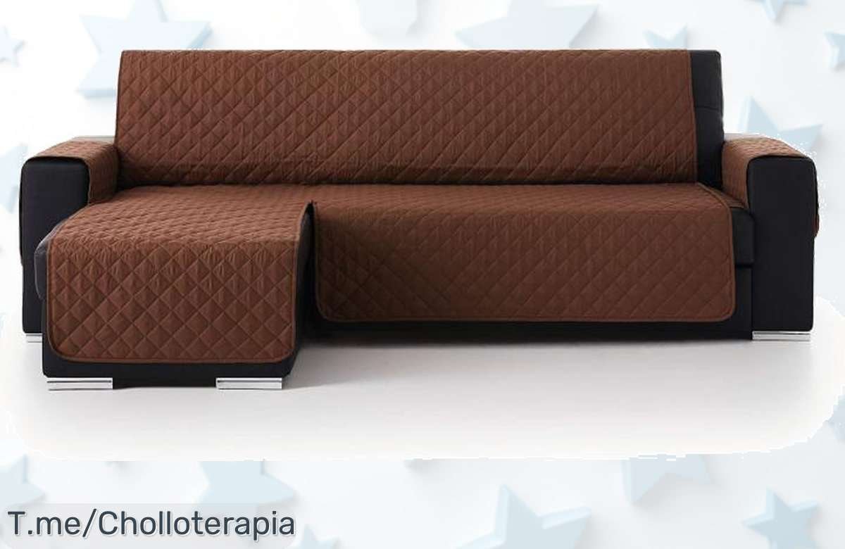 Renueva tu salón con la funda reversible Vivid Torral a precio de locura, antiácaros y fácil de usar. ¡Aprovecha este ofertón antes que se agote!