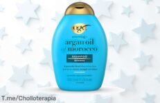Revitaliza tu cabello con OGX Shampoo de Aceite de Argán: ¡Un super chollo que le dice adiós a la rotura y da brillo irresistible! Aprovecha este ofertón antes que se agote