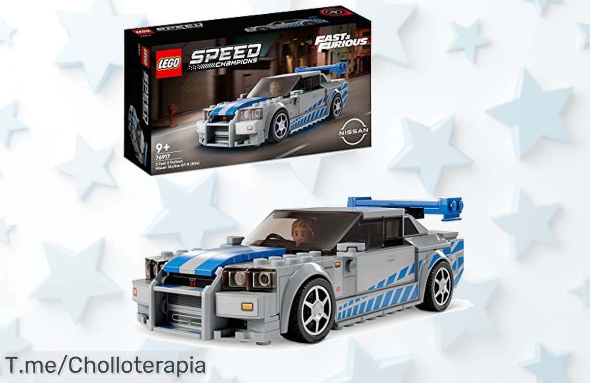 Revive la emoción de Fast and Furious con el LEGO Speed Champions Nissan Skyline GTR ¡Un ofertón nunca visto que no querrás dejar escapar! Corre y hazlo tuyo ahora.