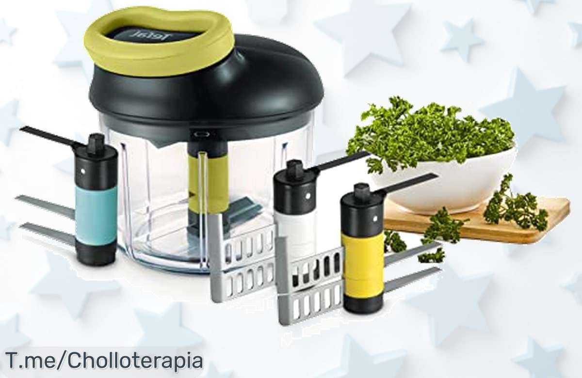 Revoluciona tu cocina con la Tefal K13210: picada perfecta en 5 segundos y resultados deliciosos. ¡Consíguela ya a un precio loco antes de que se agote!