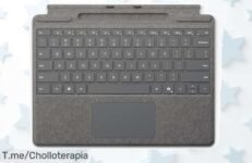 Revoluciona tu productividad con el teclado Surface Pro: teclas brillantes y acceso a Copilot ¡No te pierdas este ofertón único, compra ya antes que se agoten!
