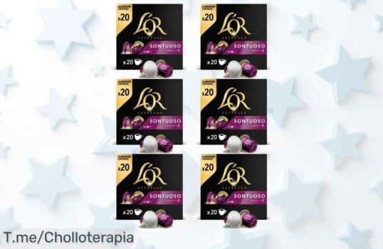 Sabor Inigualable con L'OR ESPRESSO: 120 cápsulas irresistibles en un super chollo de café ¡No te pierdas esta oferta única, que vuela! Compra ya antes de que se acabe