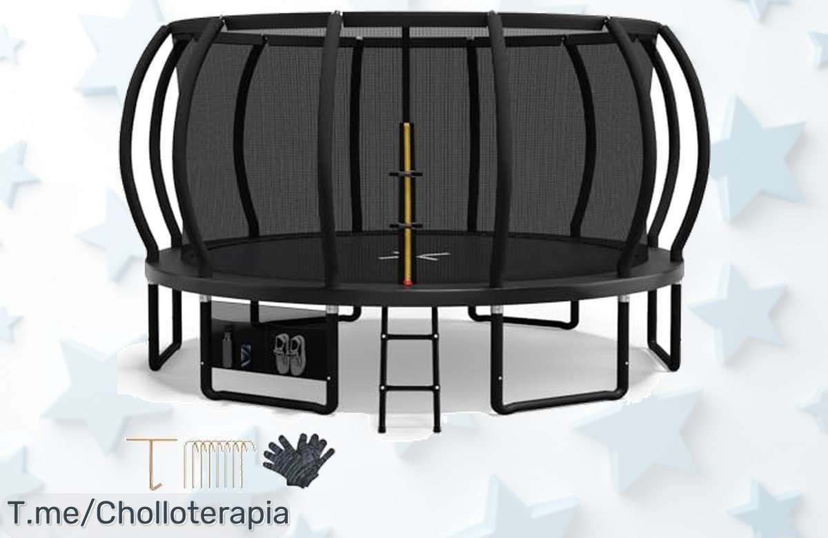 Salta de alegría con el trampolín Devoko, seguridad y diversión para tus peques a precio loco. ¡No te pierdas este ofertón, compra ya antes de que se agote!