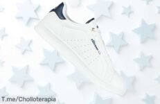 Sé el rey del estilo con las sneakers ellesse Cupsole en blanco y azul marino, un super chollo para destacar ¡Date prisa, que a este precio loco vuelan rápido!