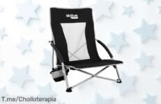 Sillas Plegables AKTIVE: Super Chollo Imperdible, Resistente y Práctica para Playa o Camping ¡Oferta Limitada! Hazte con la tuya Ahora y Disfruta del Aire Libre sin Esperar más!