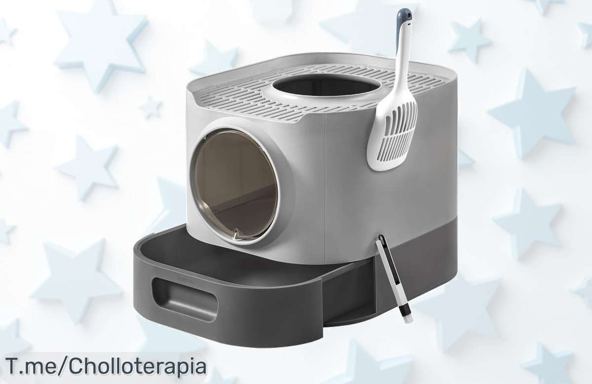 Transforma la vida de tus gatos con nuestra caja de arena XXL: menos desorden y más felicidad, ¡ahora a un precio loco! No te lo pierdas, este ofertón vuela rápido.