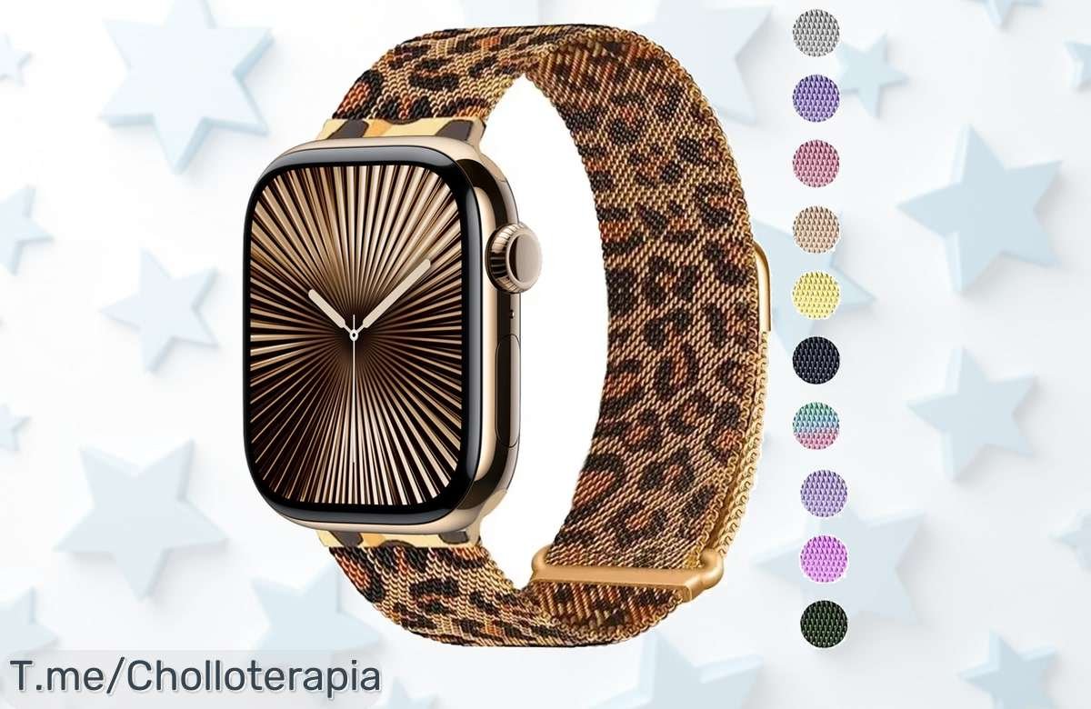 Transforma tu Apple Watch con la Correa Milanese Loop a un precio loco, un estilo único que no encontrarás en ninguna parte: ¡haz clic ahora y asegúrate la tuya antes de que se agoten!
