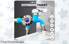 Transforma tu baño con el grifo de doble salida al precio loco, un super chollo que no puedes dejar pasar ¡Compra YA y disfruta de esta oferta única antes que acabe!