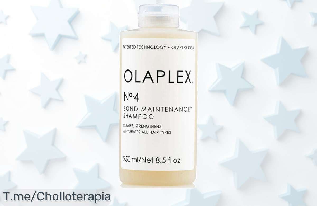 Transforma tu cabello con Olaplex n.4, el champú que nutre como ningún otro a un precio loco; ¡hazlo brillar y compra ahora antes de que se agote este ofertón!
