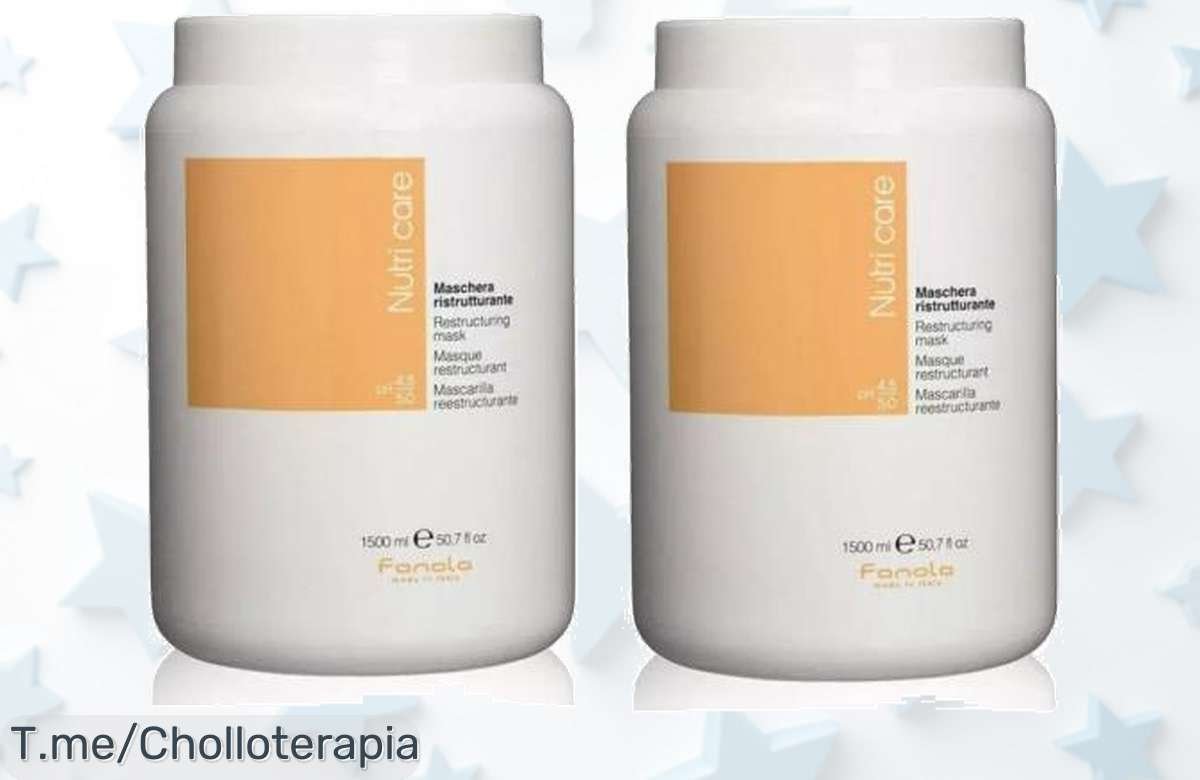 Transforma tu cabello con el super chollo de mascarilla Fanola a un precio loco, ¡aprovecha esta oferta limitada y haz que tu melena brille como nunca!