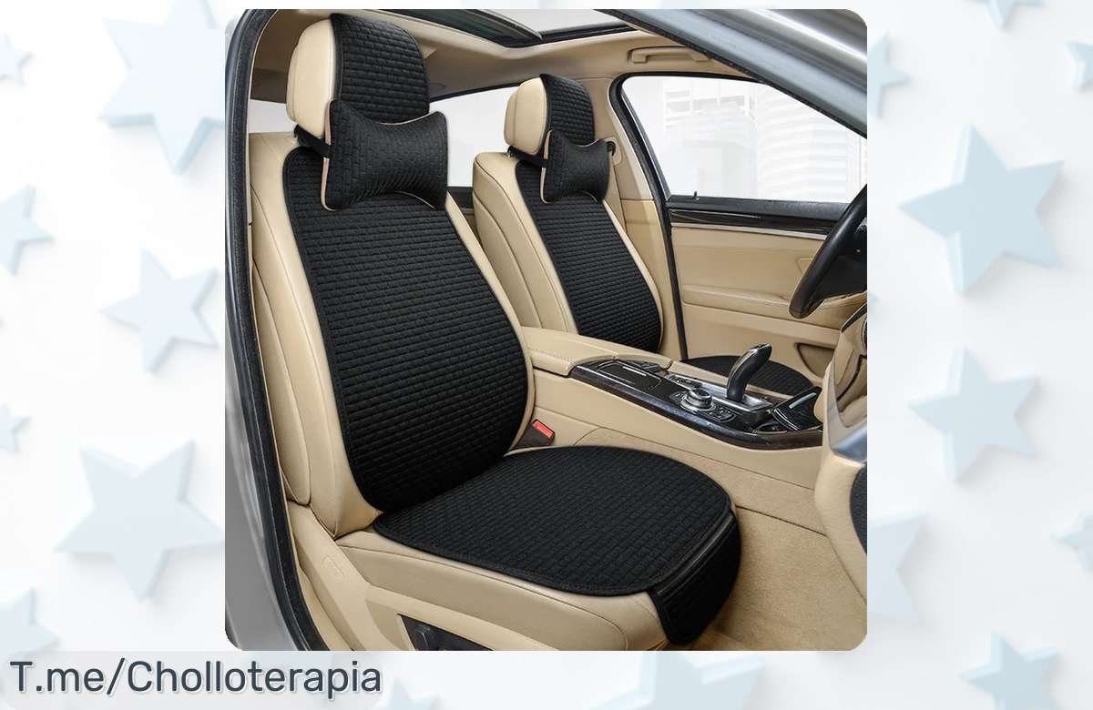 Transforma tu coche con la funda universal que cuida su interior a un precio loco, ¡super chollo! No te quedes sin esta oferta limitada, compra ahora y siente la diferencia.