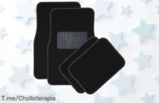 Transforma tu coche con lujo y seguridad: ¡Alfombrillas antideslizantes de PVC en oferta limitada a un precio loco! No te pierdas este super chollo, actúa ya