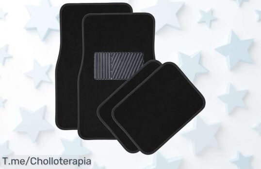 Transforma tu coche con lujo y seguridad: ¡Alfombrillas antideslizantes de PVC en oferta limitada a un precio loco! No te pierdas este super chollo, actúa ya