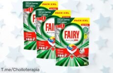 Transforma tu cocina con Fairy Pack Platinum Plus Limon 48x3 a un precio loco: limpieza instantánea de grasa difícil y platos relucientes ¡Aprovecha este ofertón antes que se agote!