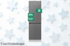 Transforma tu cocina con el SVAN Frigorífico Combi de 2 puertas ¡Capacidad increíble y No Frost a un precio loco! Aprovecha este ofertón limitado antes que se agote