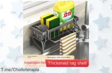 Transforma tu cocina con este estante multifuncional a un precio loco, ahorra tiempo y mantén todo en orden ¡Apresúrate antes de que se acaben esta oferta única!