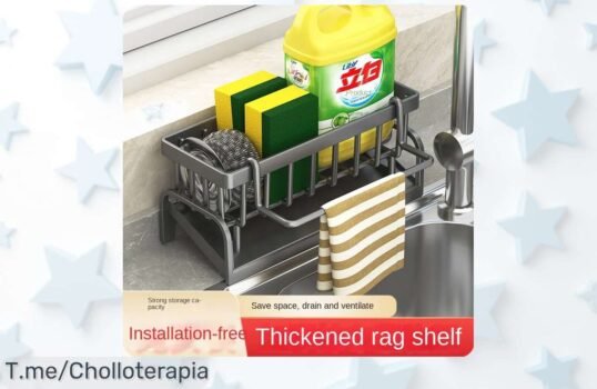 Transforma tu cocina con este estante multifuncional a un precio loco, ahorra tiempo y mantén todo en orden ¡Apresúrate antes de que se acaben esta oferta única!