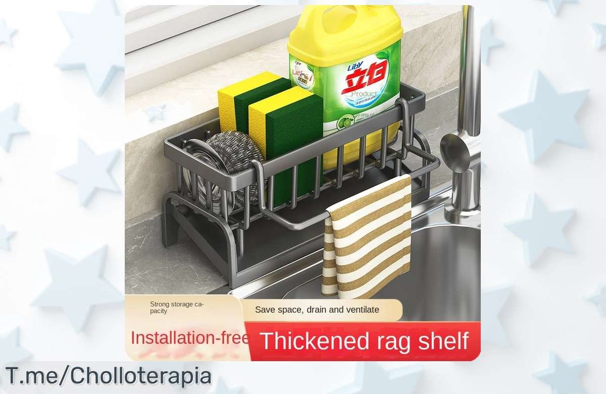 Transforma tu cocina con este estante multifuncional a un precio loco, ahorra tiempo y mantén todo en orden. ¡Apresúrate antes de que se acaben esta oferta única!