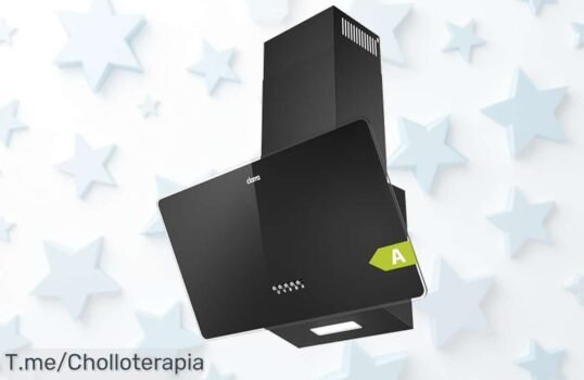 Transforma tu cocina con la Campana Extractora CIARRA CAB6750, su diseño inclinado y potente succión te harán ahorrar en electricidad ¡No dejes pasar este super chollo!