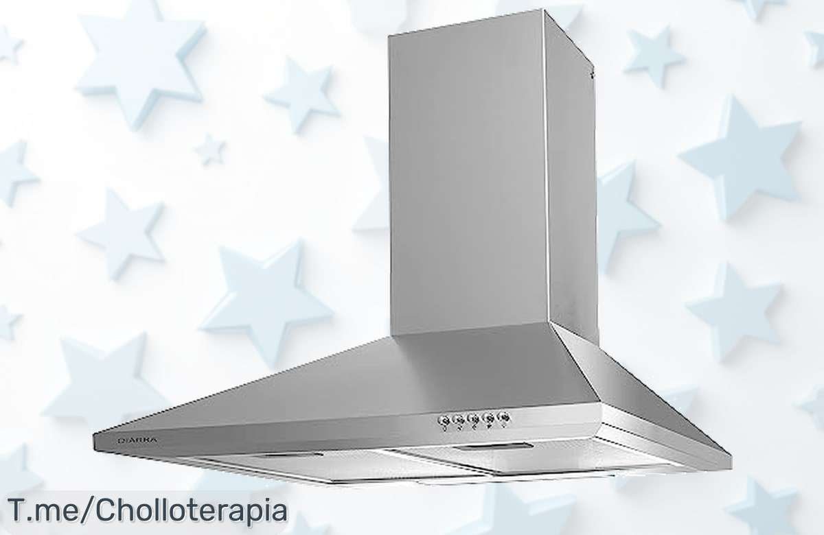 Transforma tu cocina con la Campana Extractora CIARRA a un precio loco, potencia de 370m³/h y luz LED ¡No pierdas esta oportunidad única, actúa ya antes que se acabe!