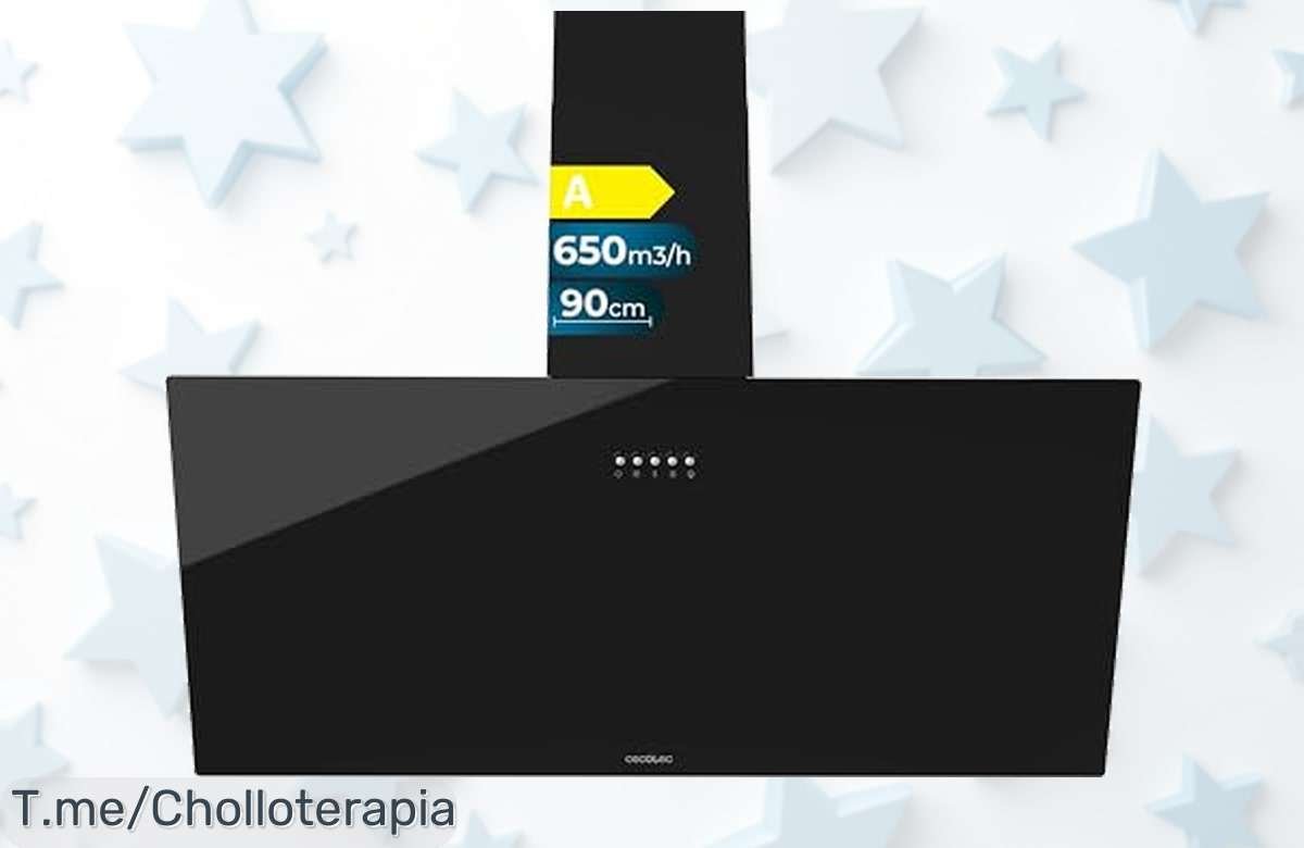 Transforma tu cocina con la Cecotec Campana Decorativa Bolero Flux: elegancia, potencia y luz LED en un super chollo que no puedes dejar escapar ¡Compra ya antes de que se acabe!