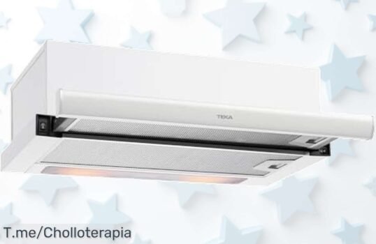 Transforma tu cocina con la campana extensible TL 64202 WH, ¡disfruta de un diseño único y luces LED brillantes! No te pierdas este super chollo, compra ya antes que se acabe