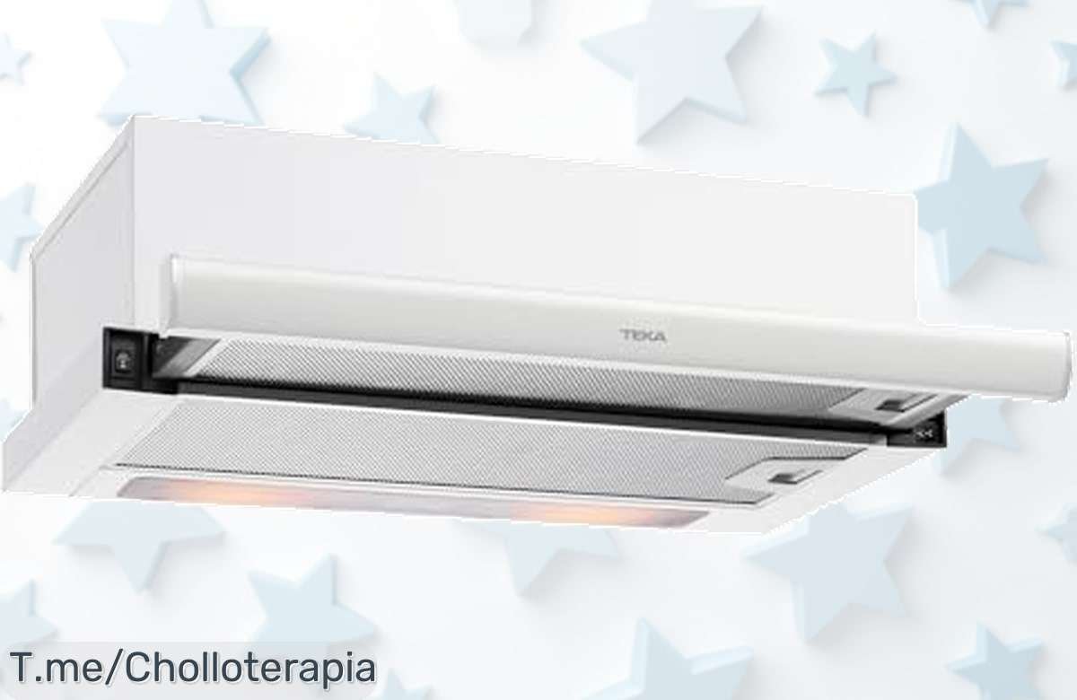 Transforma tu cocina con la campana extensible TL 6420.2 WH, ¡disfruta de un diseño único y luces LED brillantes! No te pierdas este super chollo, compra ya antes que se acabe.