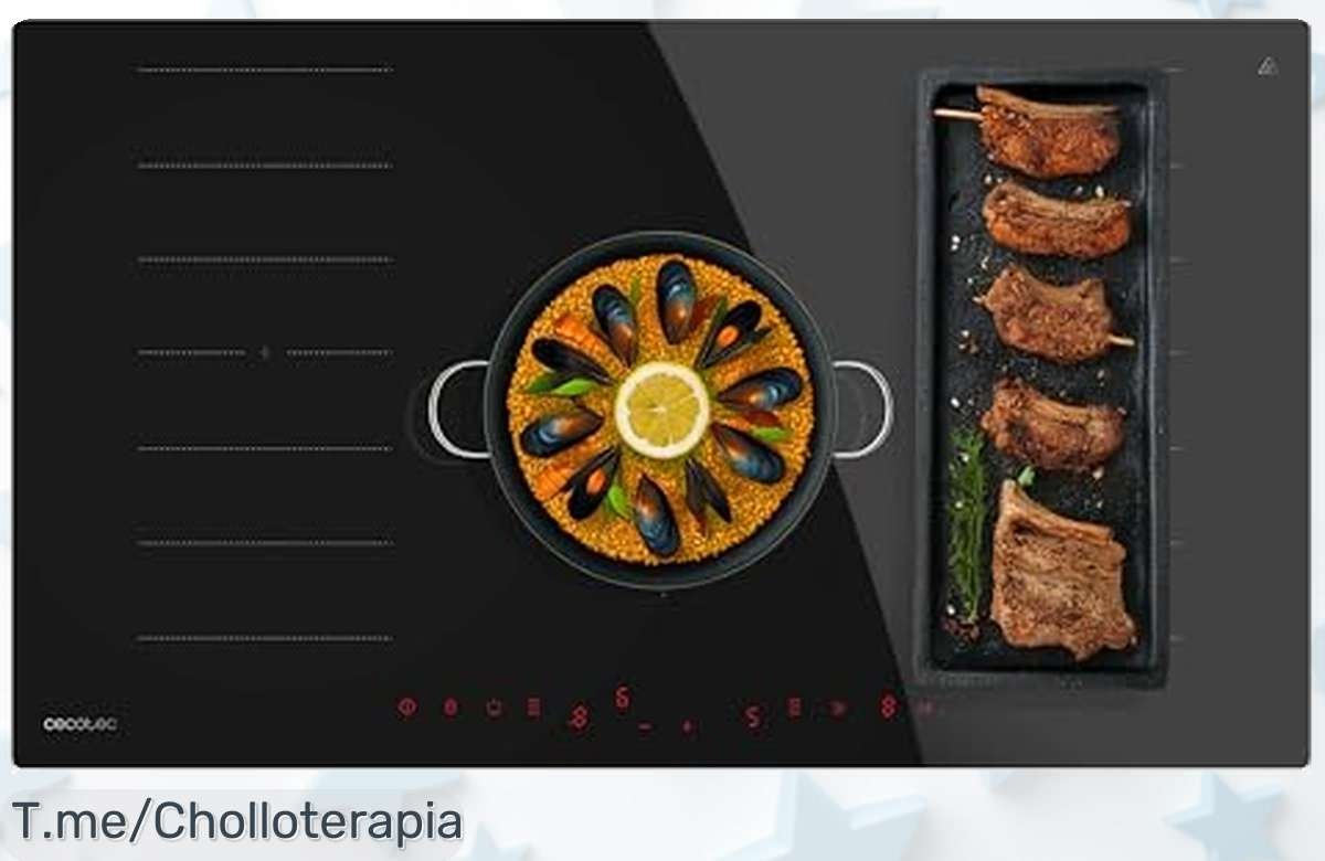 Transforma tu cocina con la placa de inducción Cecotec y su potente Booster. Un diseño elegante que ahorra tiempo, no te quedes sin ella ¡ofertón limitado!