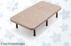 Transforma tu dormitorio con la cama expres en beige, tejido 3D transpirable y refuerzo extra para un descanso ideal ¡No dejes escapar este super chollo! ¡Compra ya!