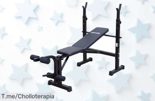 Transforma tu entrenamiento con el Banco de Musculación Hércules, ¡super chollo limitado! Resultados impresionantes a precio loco No te quedes sin el tuyo, actúa ya