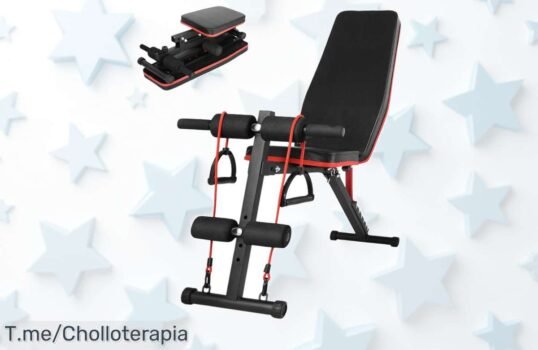 Transforma tu entrenamiento en casa con el banco de mancuerna plegable a un precio loco, ¡aprovecha este ofertón antes de que se agote! Compra ya y no te quedes sin el tuyo