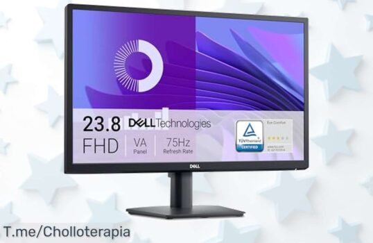 Transforma tu espacio con el Dell E2425H: monitor Full HD de 24 a un precio loco, imágenes nítidas y rendimiento veloz ¡Apresúrate, este ofertón vuela!