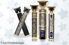 Transforma tu estilo con la Afeitadora T9, recortadora inalámbrica a un precio loco, ¡ofertón limitado! No dejes pasar esta oportunidad única y compra ya para lucir impecable