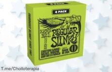 Transforma tu guitarra con las Cuerdas Ernie Ball Regular Slinky y disfruta de un tono increíble a precio loco ¡Ofertón limitado, compra ahora y haz que suene como una leyenda!