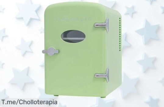 Transforma tu habitación con la Flamingueo Mini Nevera 4L, ¡disfruta de un super chollo en cuidado de cosméticos! Aprovecha el ofertón y llévatela antes que se agote