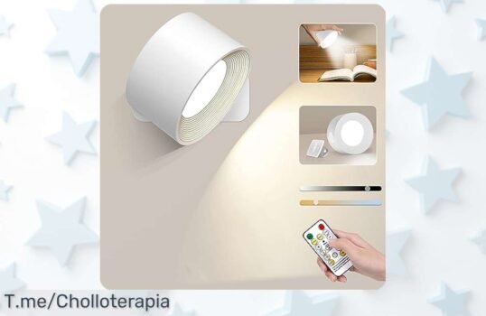 Transforma tu habitación con nuestra lámpara led recargable y disfruta de su control táctil, brilla en 3 colores y se apaga sola ¡Aprovecha este ofertón antes que acabe!