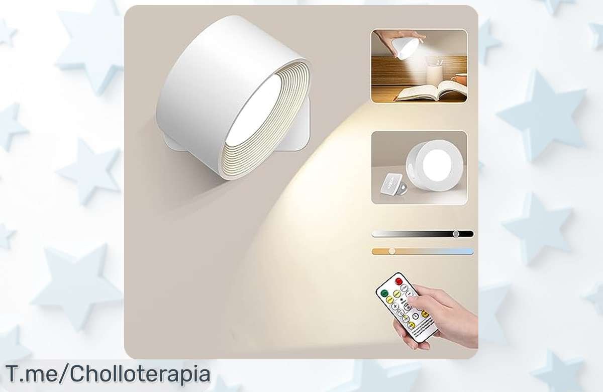 Transforma tu habitación con nuestra lámpara led recargable y disfruta de su control táctil, brilla en 3 colores y se apaga sola. ¡Aprovecha este ofertón antes que acabe!