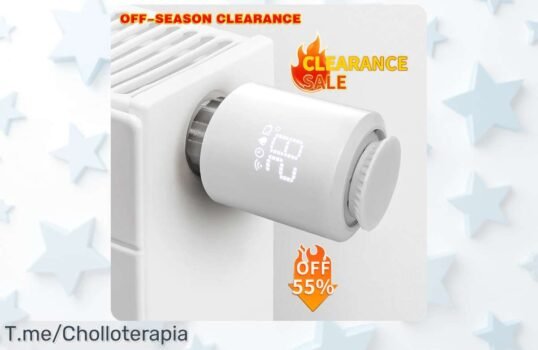 Transforma tu hogar con Tuya Smart ZigBee 30: controla el calor al instante y disfruta de un confort único a precio loco ¡No te quedes sin el tuyo, compra ya!