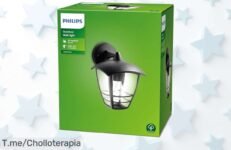 Transforma tu hogar con el Aplique Philips MyGarden Creek: elegante, duradero y luz cálida ¡Consíguelo ya en este super chollo antes de que se agote!