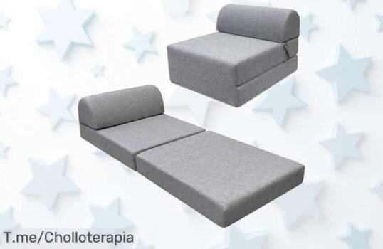 Transforma tu hogar con el Puff Sofá Cama Convertible, ¡un super chollo 3 en 1 que ahorra espacio y lleva confort a todas partes! No dejes escapar esta oferta única, compra ya