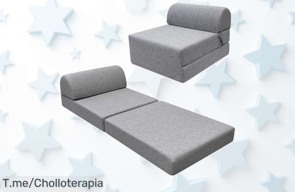 Transforma tu hogar con el Puff Sofá Cama Convertible, ¡un super chollo 3 en 1 que ahorra espacio y lleva confort a todas partes! No dejes escapar esta oferta única, compra ya.