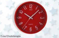Transforma tu hogar con el Reloj de Pared Vintage, calidad increíble y movimiento silencioso ¡Aprovecha este super chollo antes que se agote!