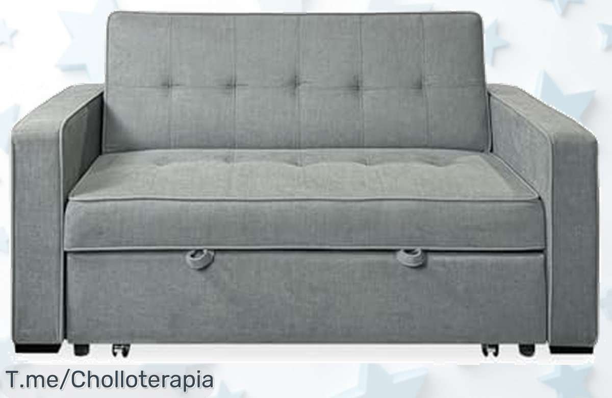 Transforma tu hogar con el Sofá Cama Lite, fácil de montar y a un precio loco. ¡No te pierdas este super chollo, solo por tiempo limitado!