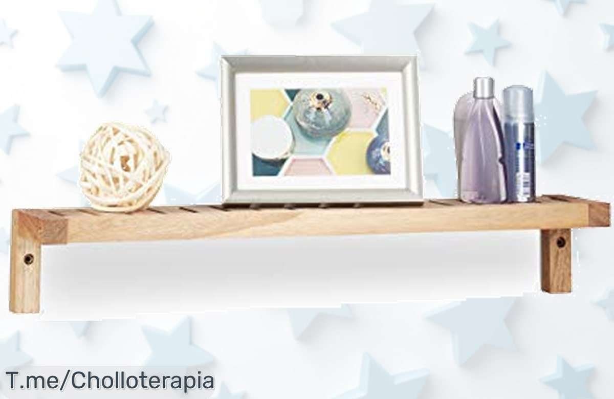 Transforma tu hogar con el estante de pared más elegante y funcional del mercado, montaje fácil incluido. ¡Aprovecha este ofertón antes que se agoten las unidades!